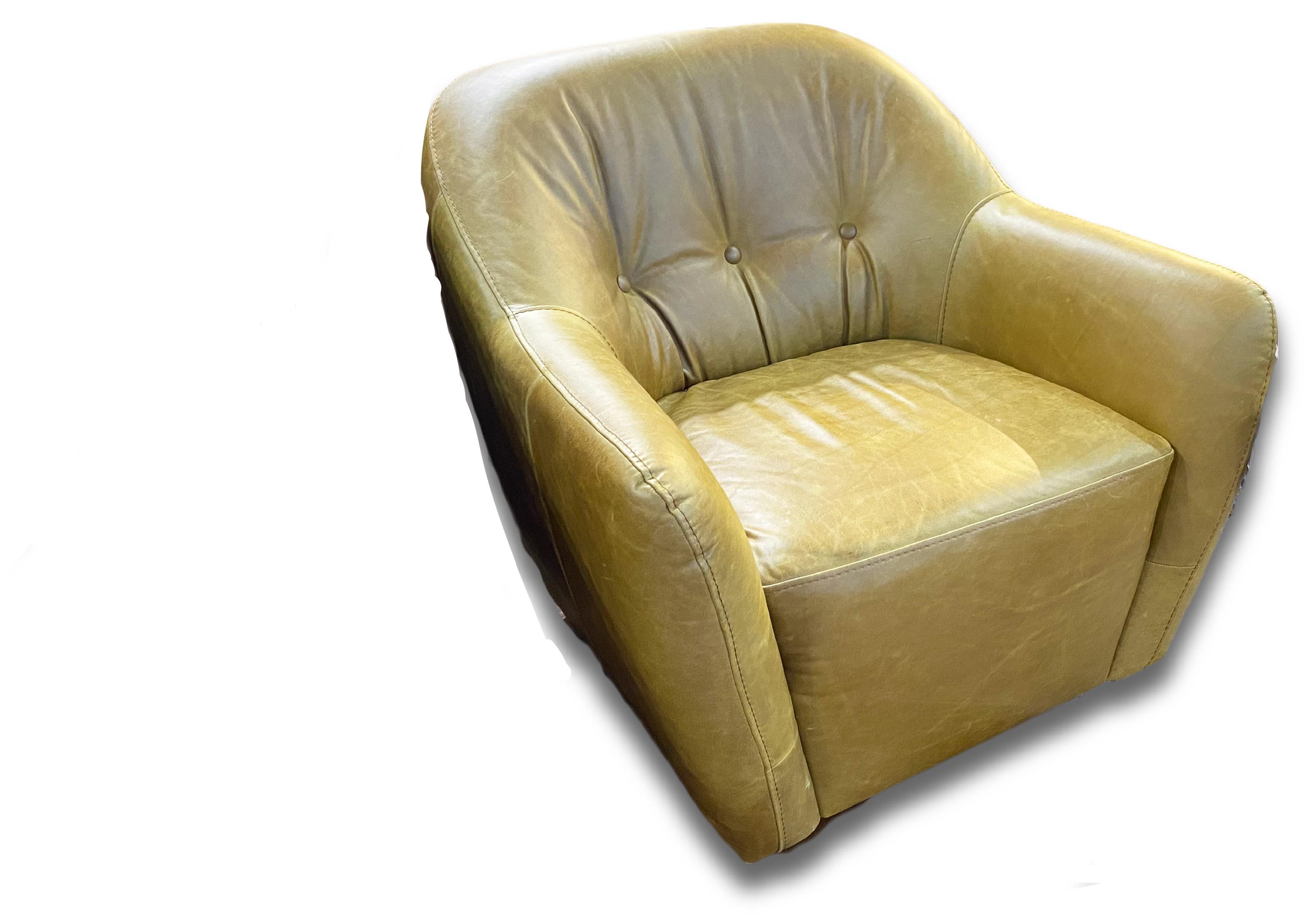 Marinelli Home Maxwell Lewes Leather Chair Howell Furniture Upholstered Chairs